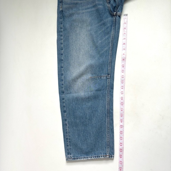 Madewell The Darted Barrel-Leg Jean in Dobbins Wash Rigid Size 28 - Picture 14 of 17